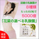花粉症にも効果がある花菜の乳酸菌サプリメント